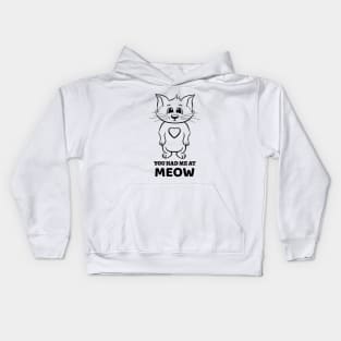 It is impossible to keep a straight face in the presence of one or more CATS. Kids Hoodie